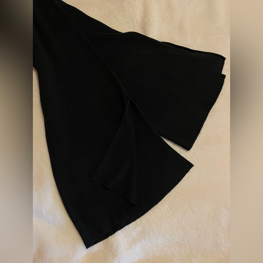 ALO Yoga Black Ribbed Cardigan - Picture 11 of 13